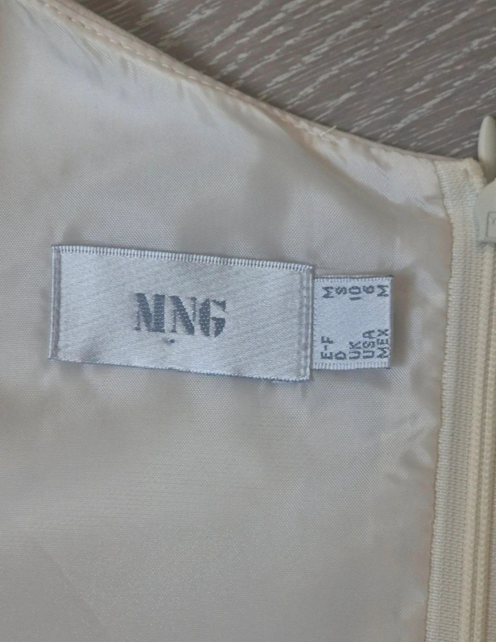 Vestido branco rasgado. Mango. Tamanho M – photo 2